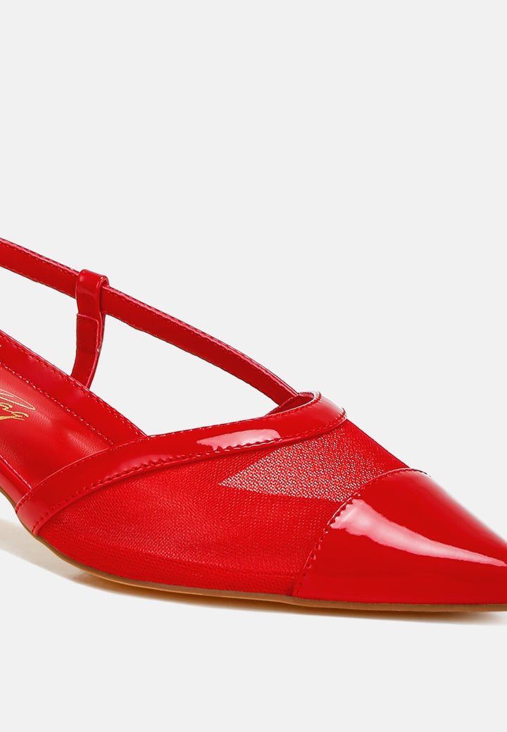 mesh slingback sandals by ruw#color_red