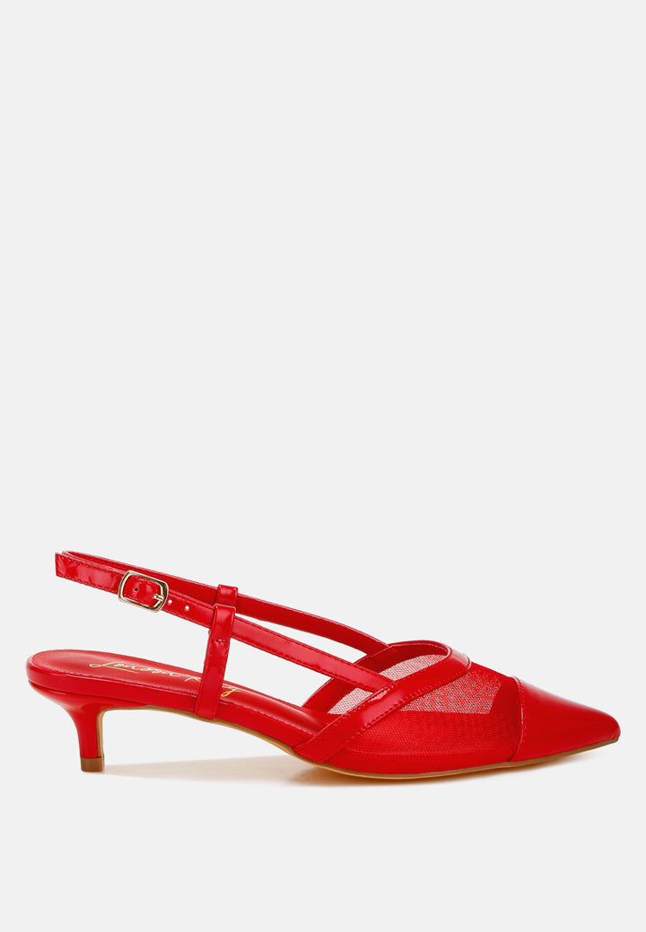 mesh slingback sandals by ruw#color_red