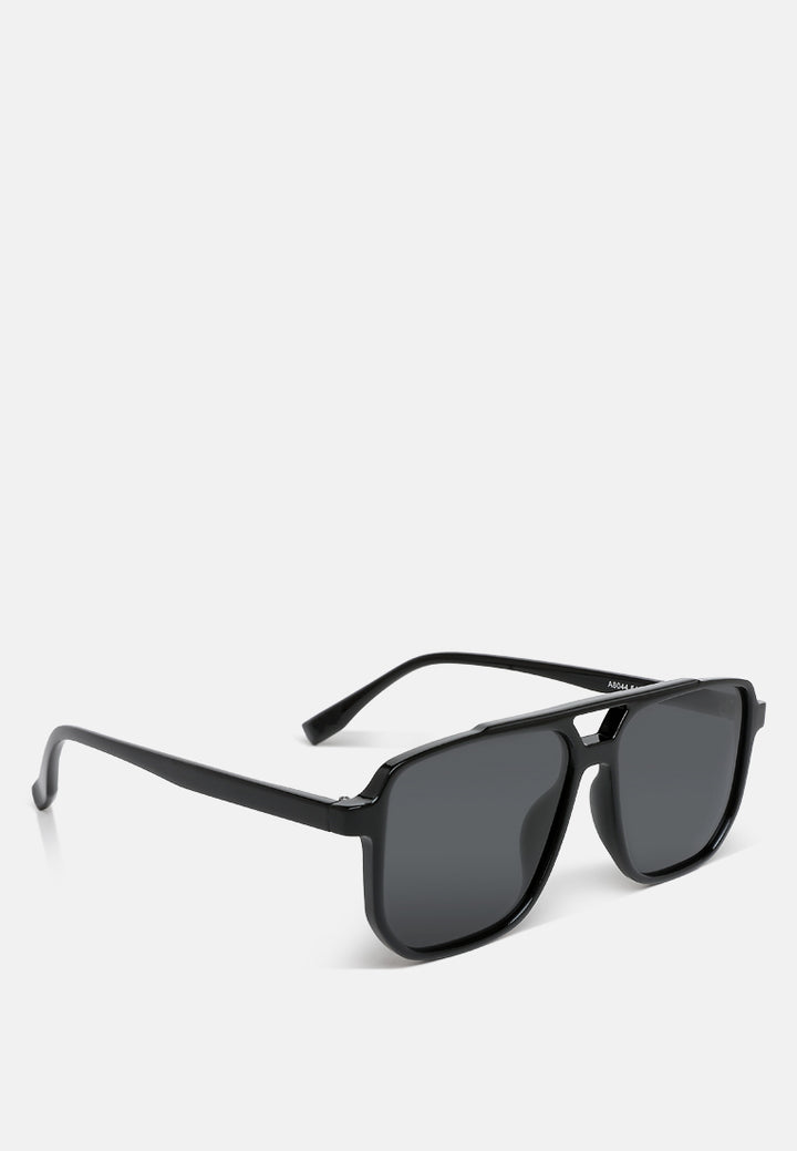 thin rim navigator sunglasses by ruw#color_black