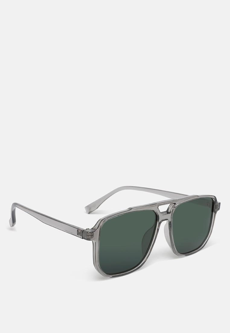 thin rim navigator sunglasses by ruw#color_grey