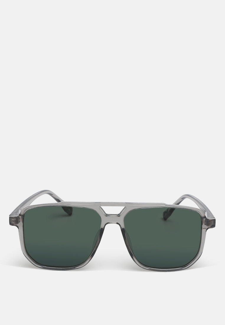 thin rim navigator sunglasses by ruw#color_grey