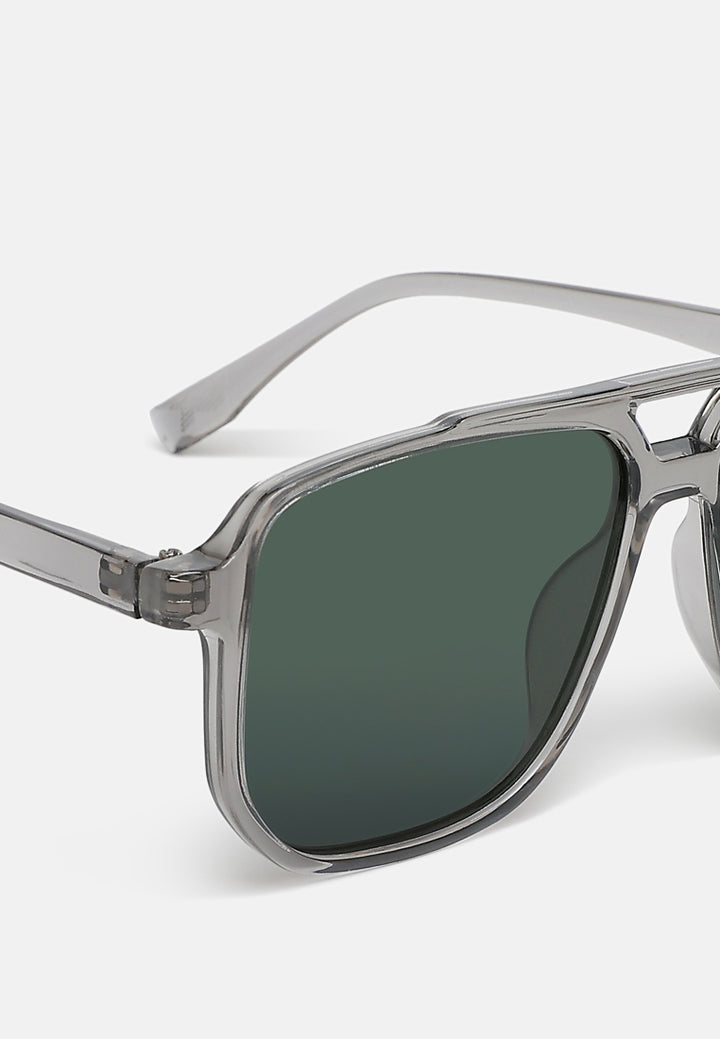 thin rim navigator sunglasses by ruw#color_grey