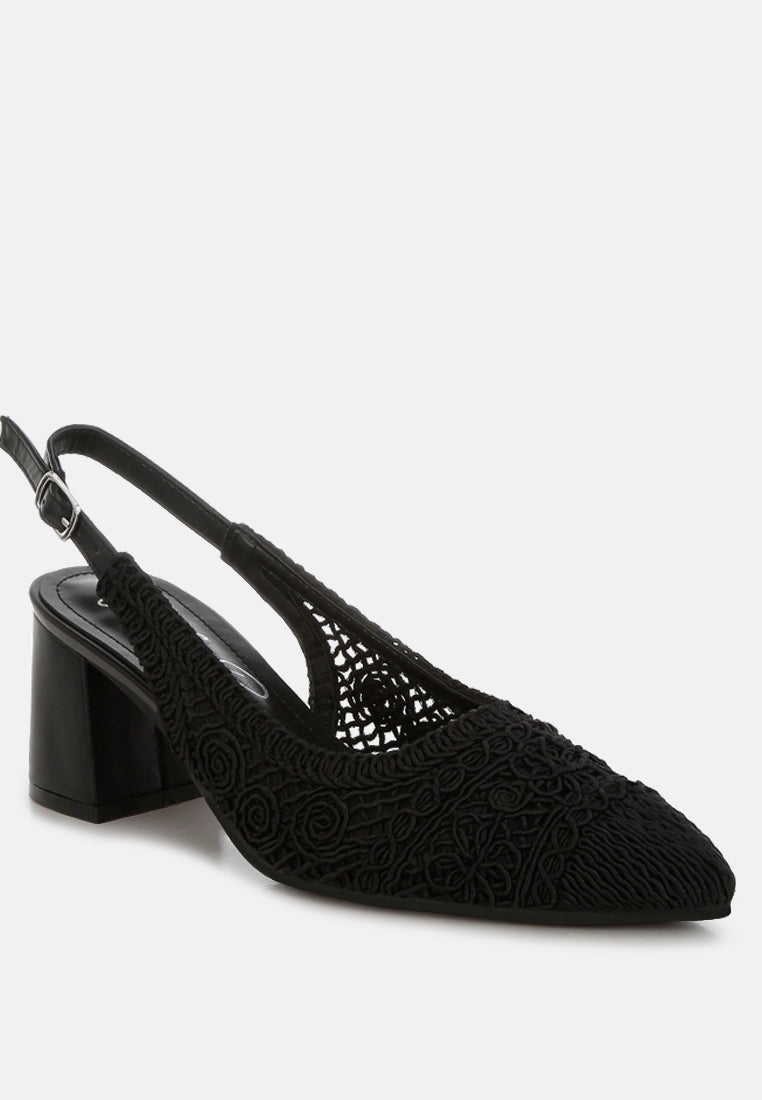 woven design slingback sandals by ruw#color_black