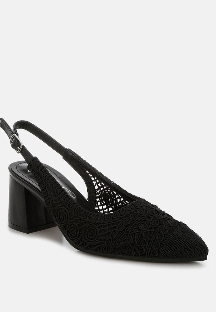 woven design slingback sandals by ruw#color_black