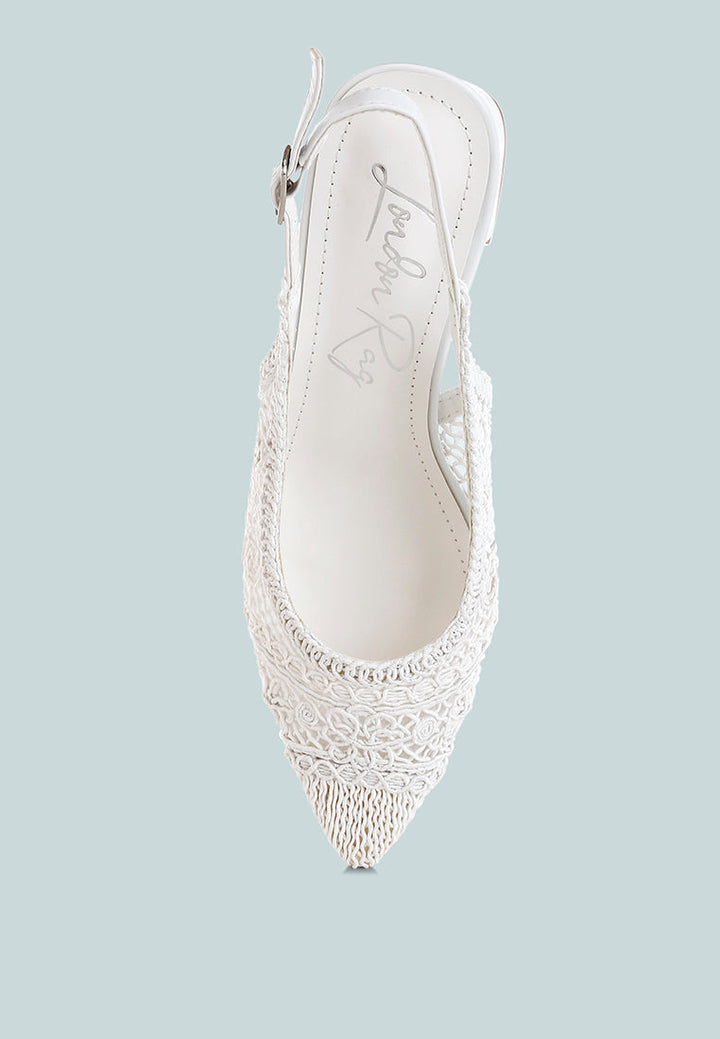 woven design slingback sandals by ruw#color_white