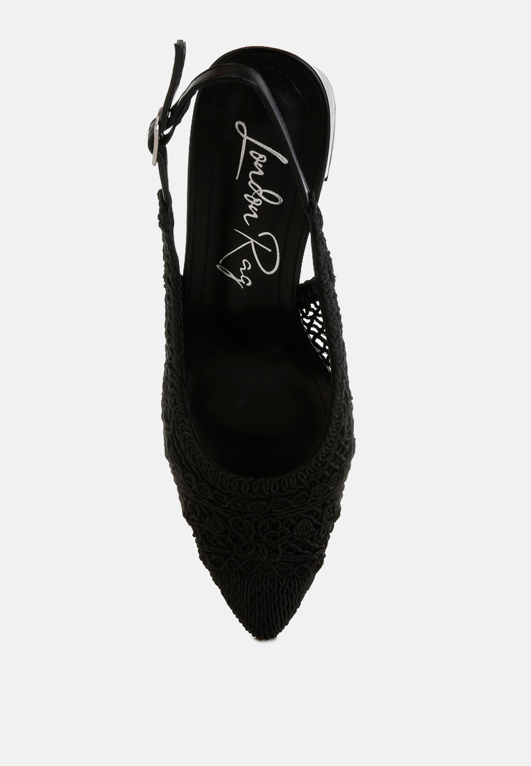 woven design slingback sandals by ruw#color_black