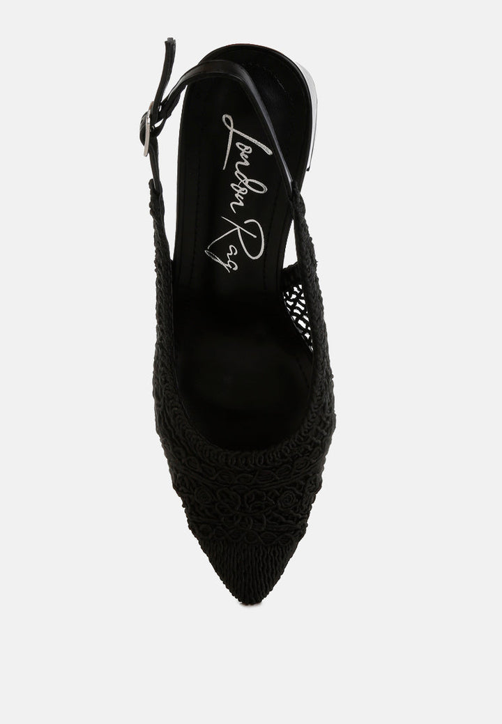 woven design slingback sandals by ruw#color_black