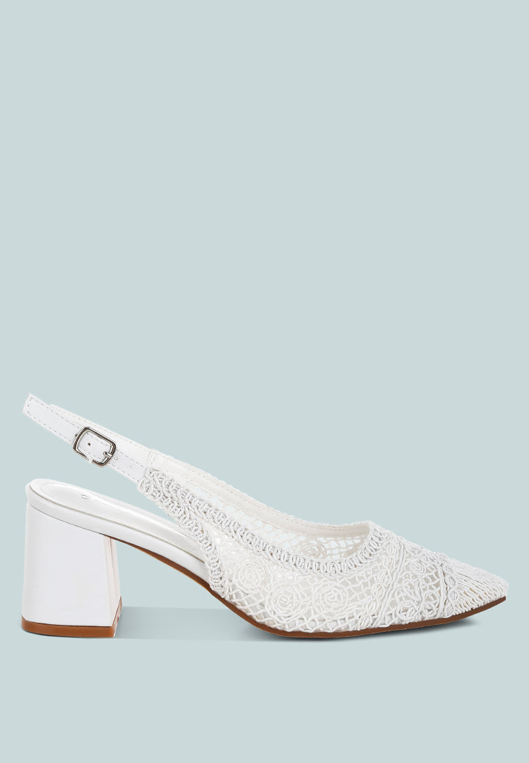 woven design slingback sandals by ruw#color_white