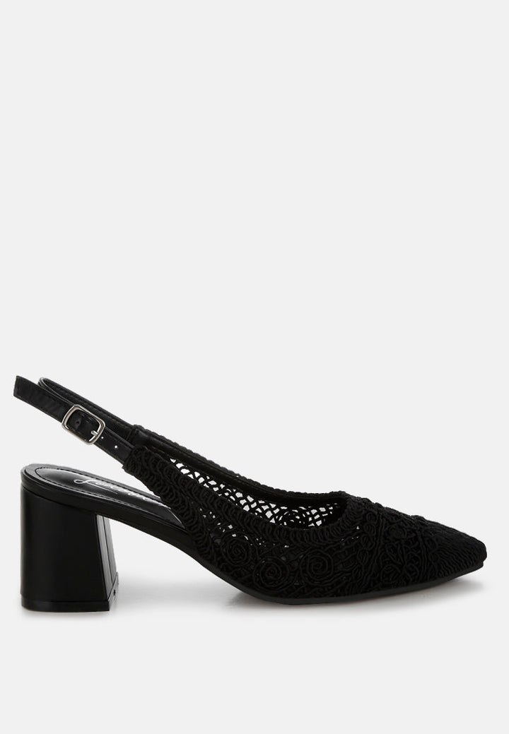 woven design slingback sandals by ruw#color_black