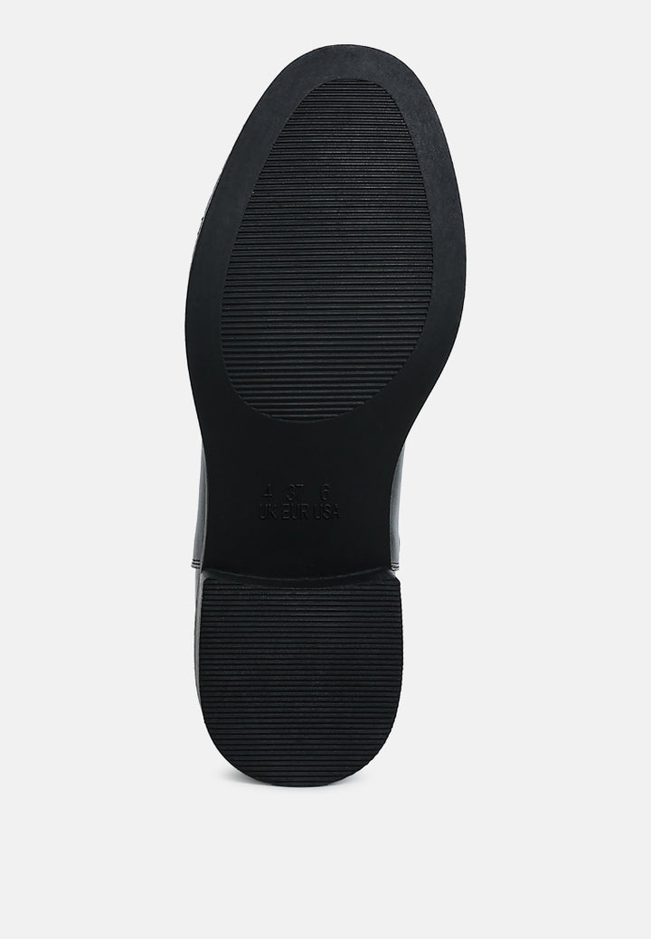 stacked heel chelsea boots by ruw#color_black