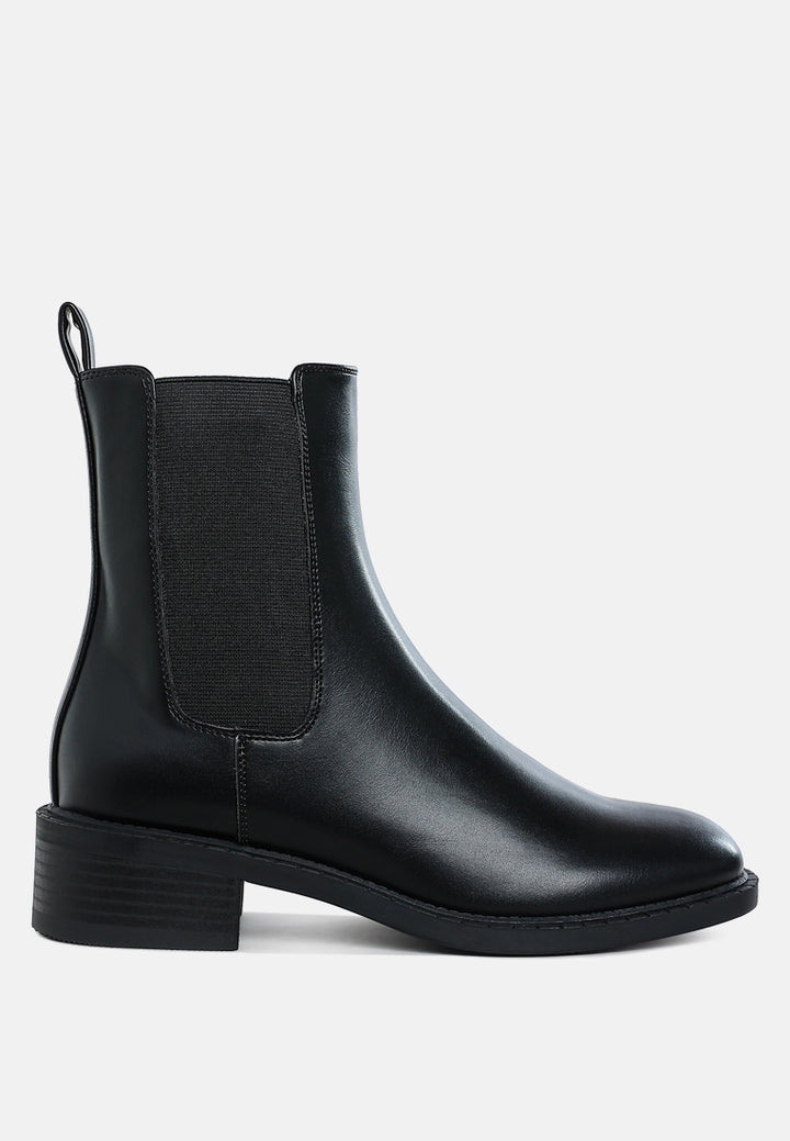 stacked heel chelsea boots by ruw#color_black
