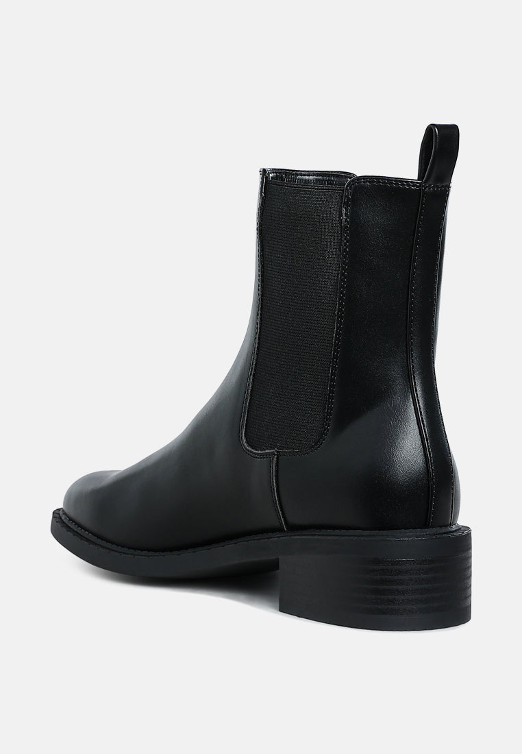 stacked heel chelsea boots by ruw#color_black