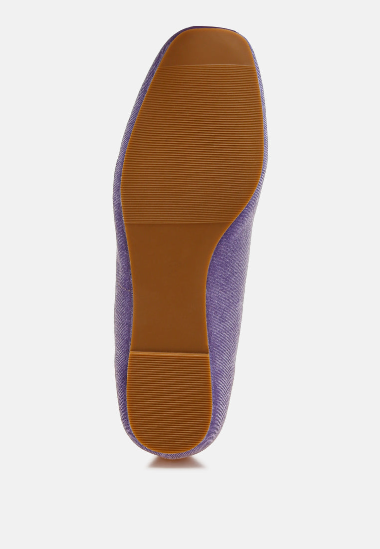 iconic tassel detail velvet loafers by ruw#color_lilac