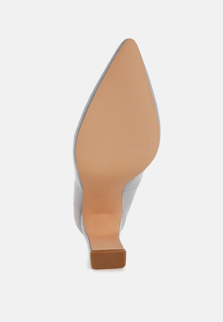 slim block heel pumps by ruw#color_light-blue