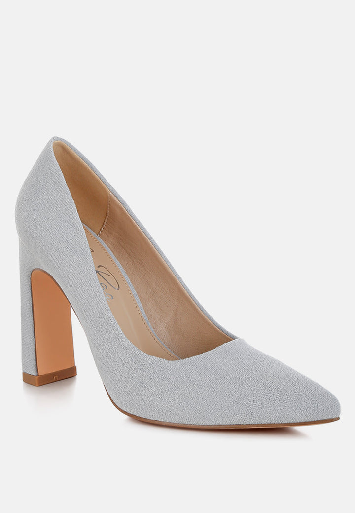 slim block heel pumps by ruw#color_light-blue