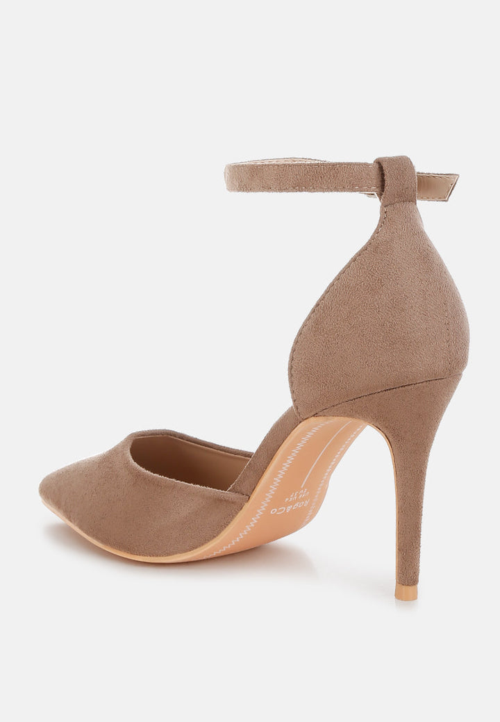 microfiber stiletto sandals by ruw#color_taupe