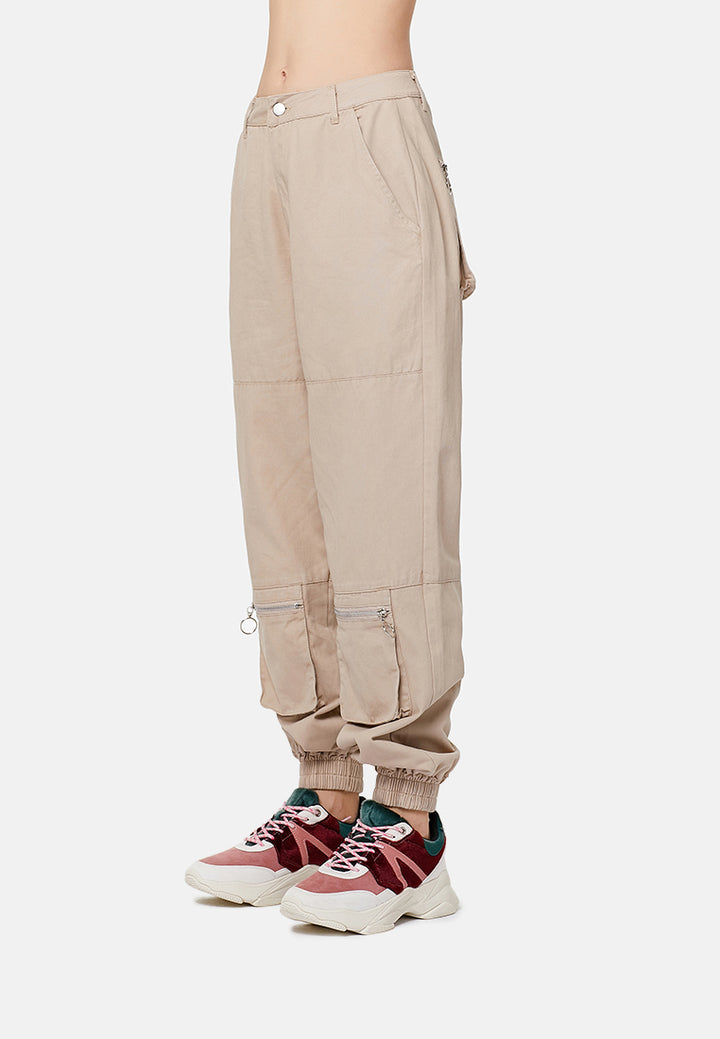 utility cargo trousers#color_sand