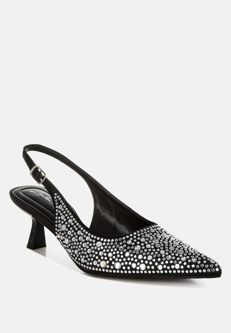 pointed toe rhinestone slingbacks by ruw#color_black