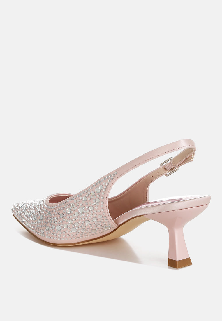 pointed toe rhinestone slingbacks by ruw#color_pink