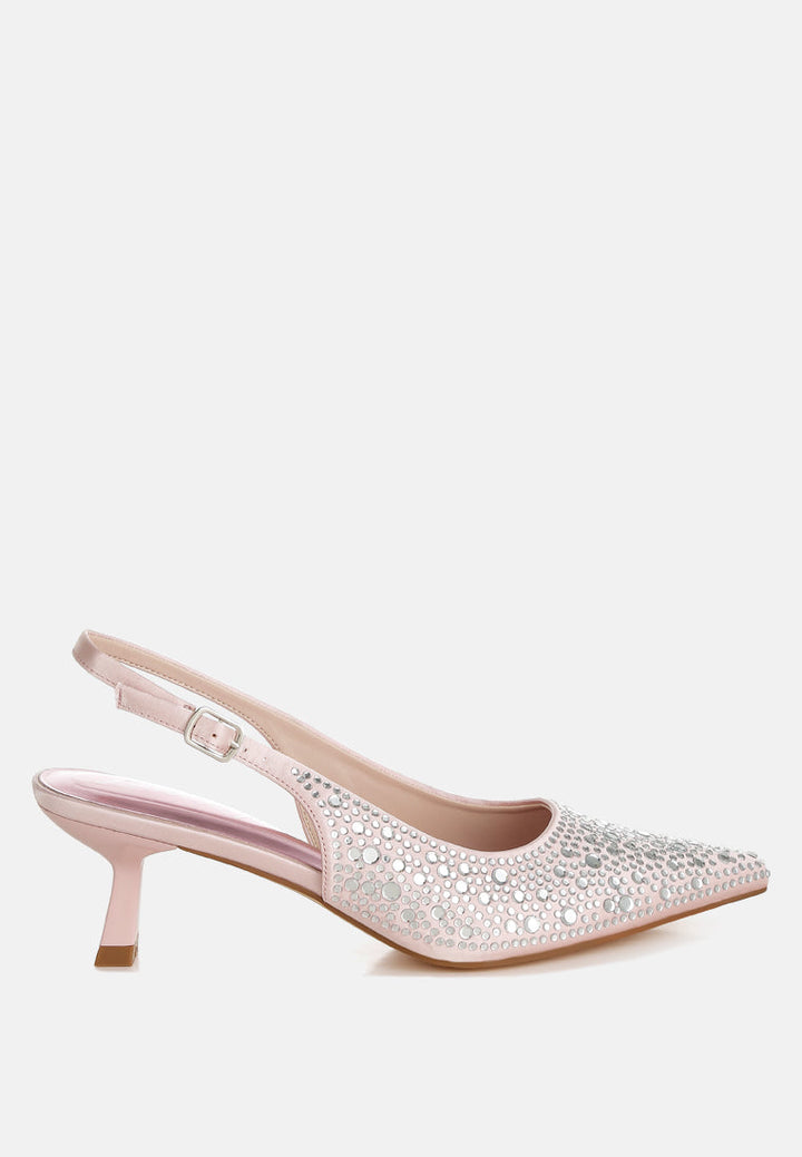 pointed toe rhinestone slingbacks by ruw#color_pink