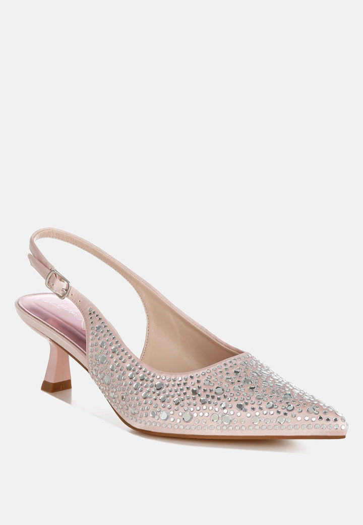 pointed toe rhinestone slingbacks by ruw#color_pink