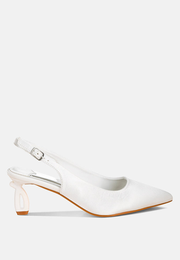 satin pointed toe slingbacks by ruw#color_white