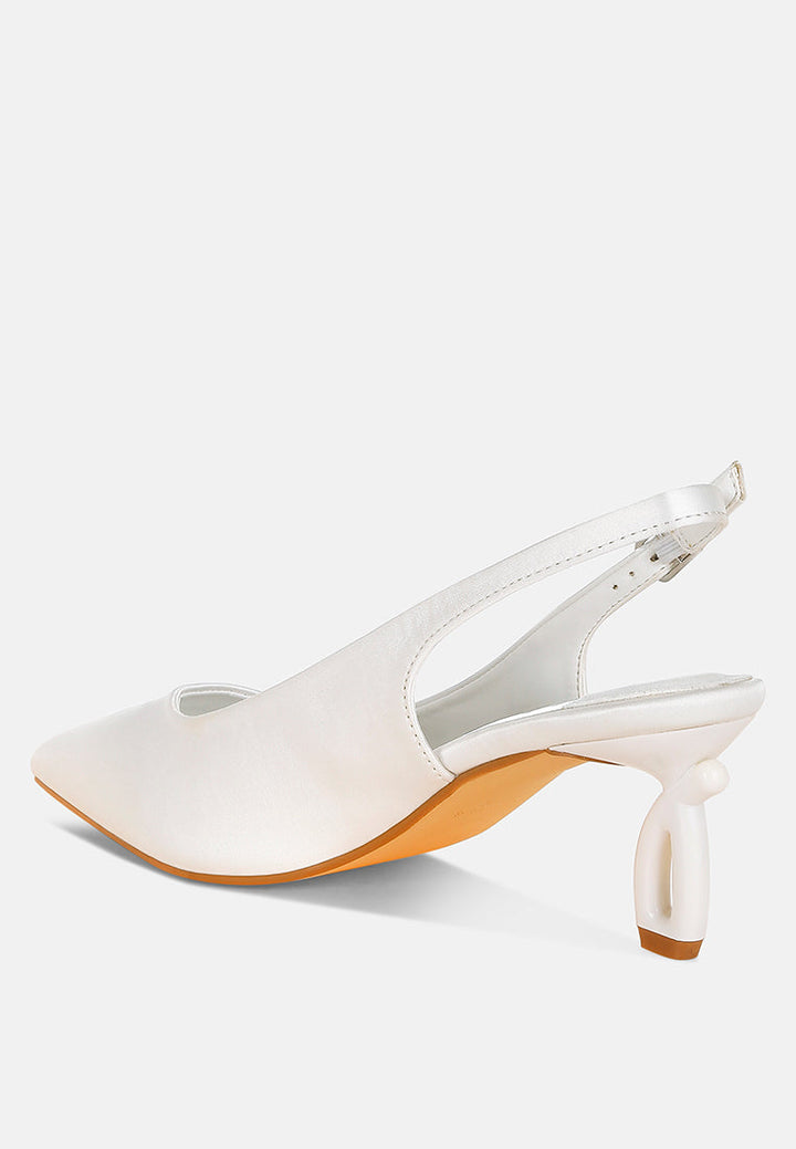 satin pointed toe slingbacks by ruw#color_white