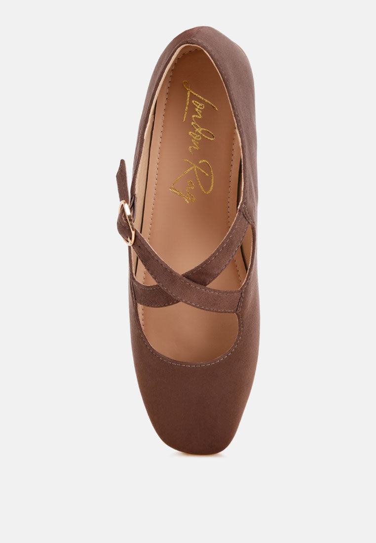 vonily criss cross straps ballet flats#color_taupe-suede