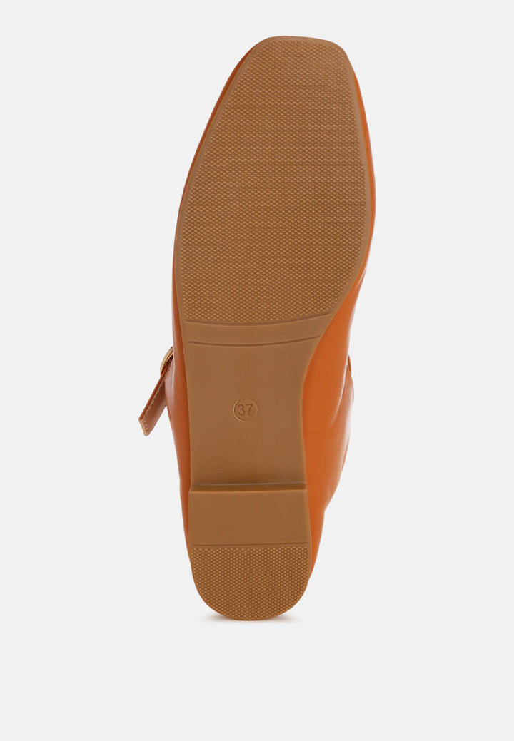 vonily criss cross straps ballet flats#color_tan