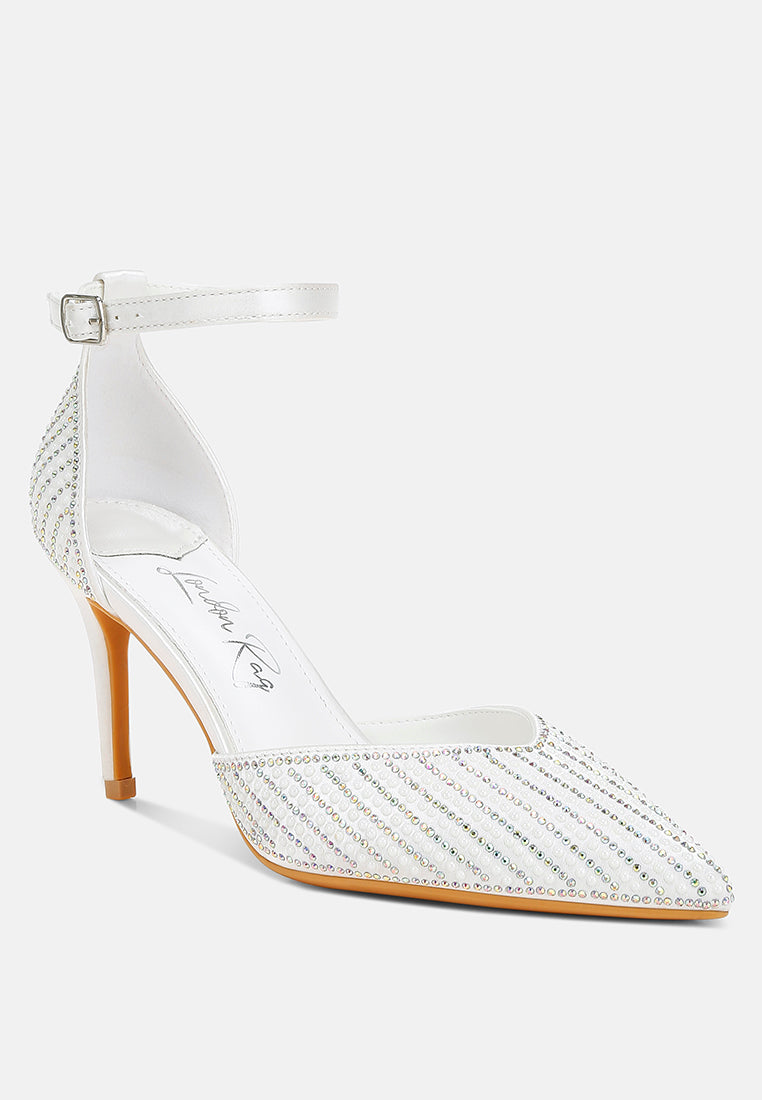 pearls & sequins embellished stiletto sandals by ruw#color_white