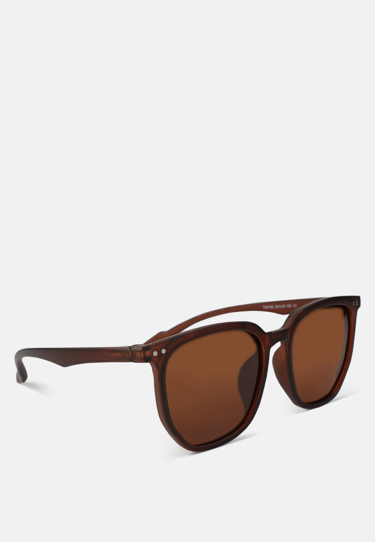 wayfarer full rim sunglasses by ruw#color_brown