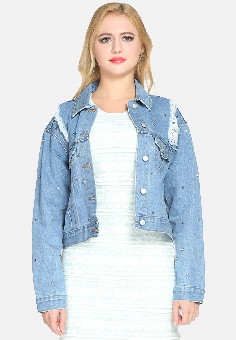 women's blue denim jacket#color_blue