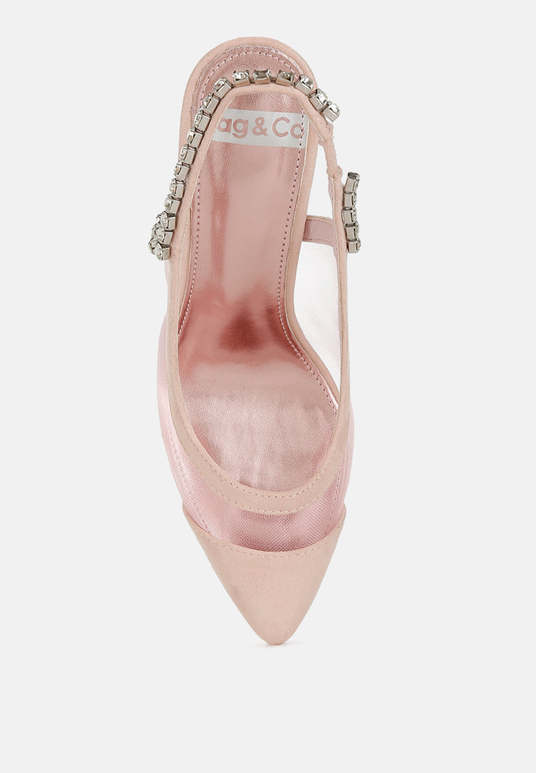 stiletto heel slingback sandals by ruw#color_pink