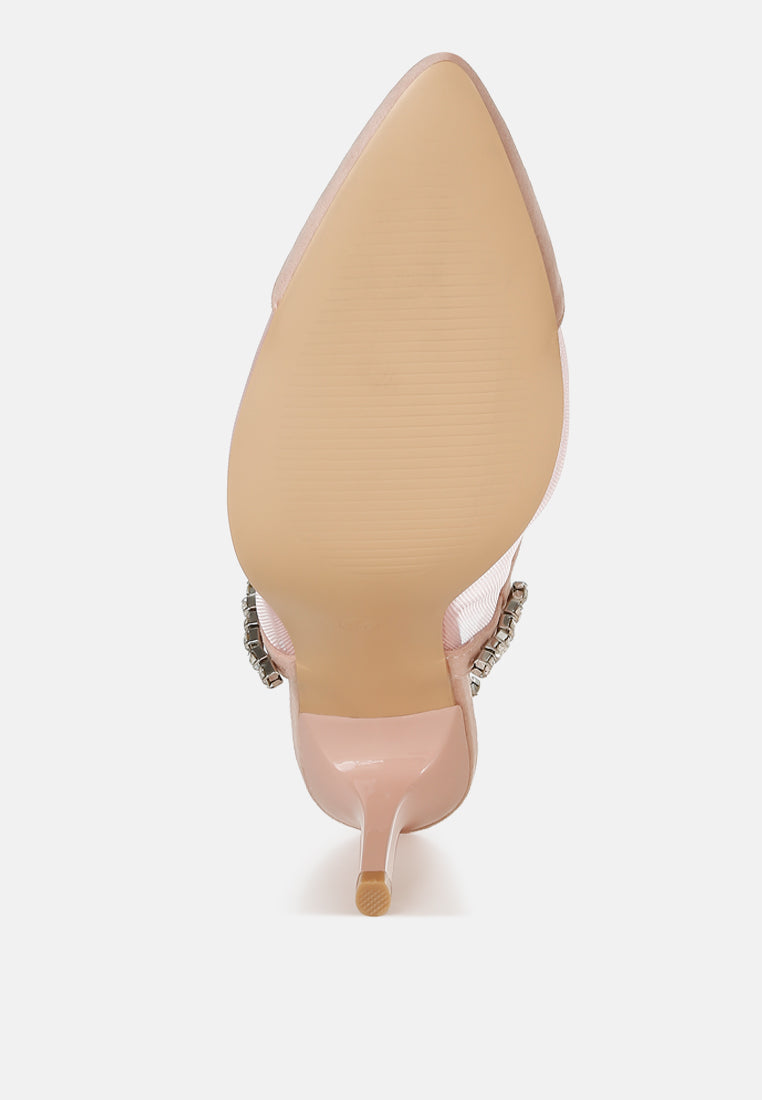 stiletto heel slingback sandals by ruw#color_pink