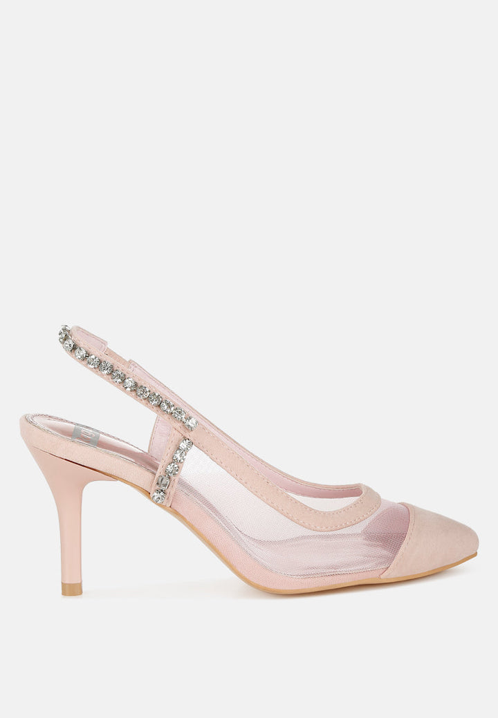 stiletto heel slingback sandals by ruw#color_pink
