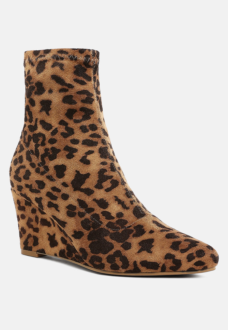 microfiber wedge sock boots by ruw#color_leopard