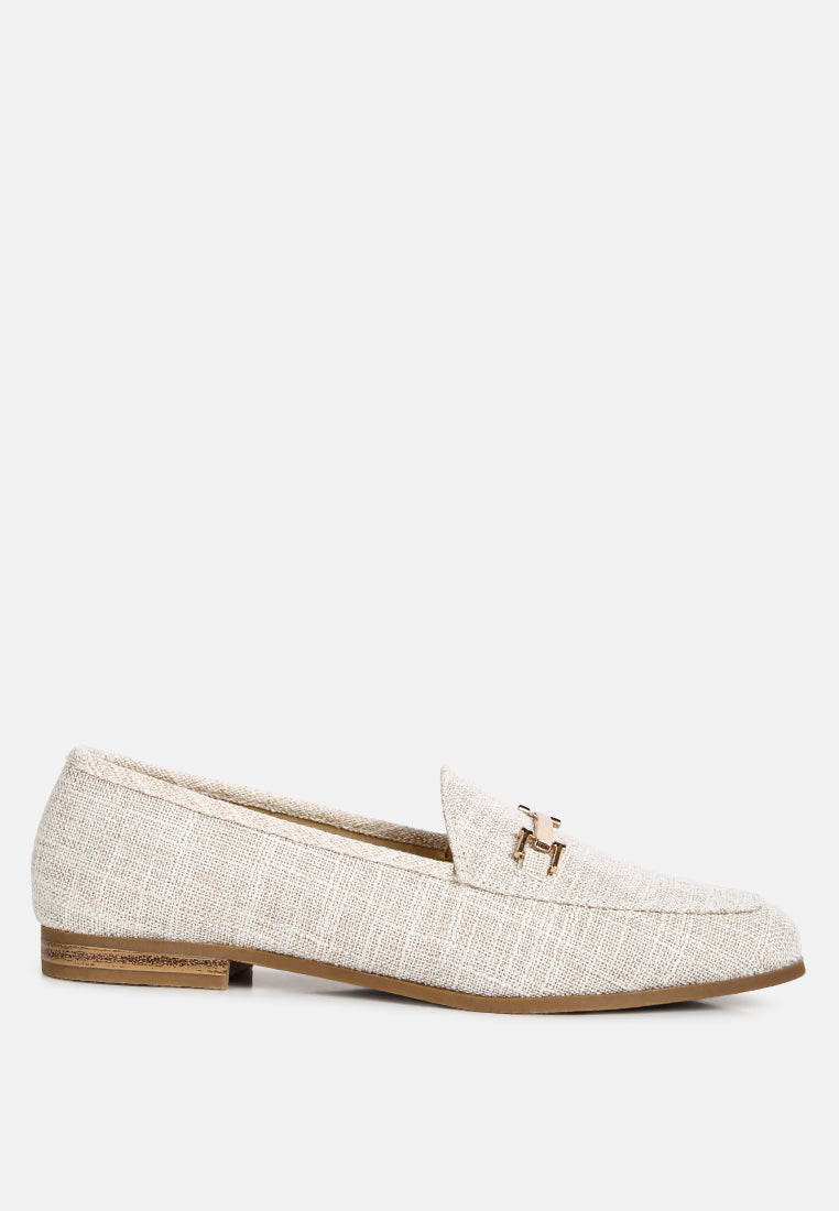 zaara solid faux suede loafers by ruw#color_beige