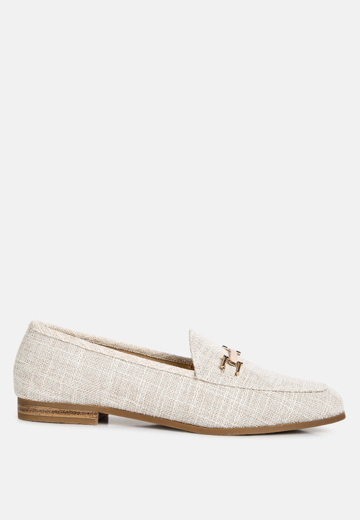 zaara solid faux suede loafers by ruw#color_beige