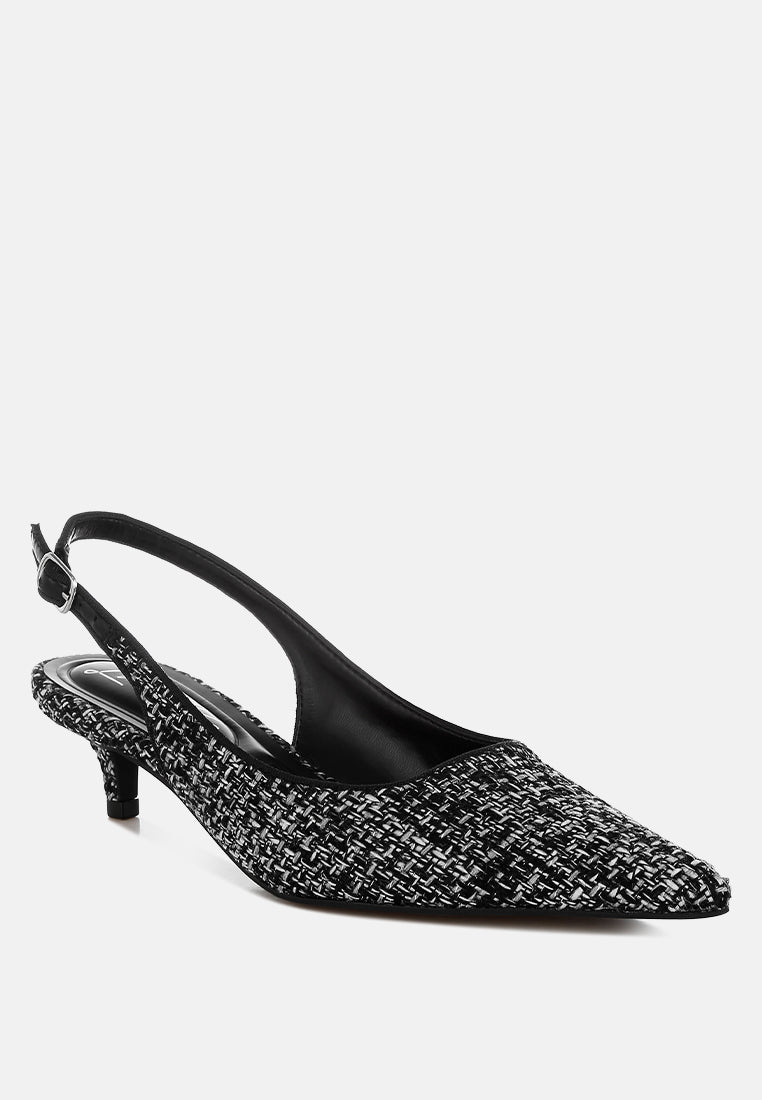 bouclã© slingback pumps by ruw#color_black