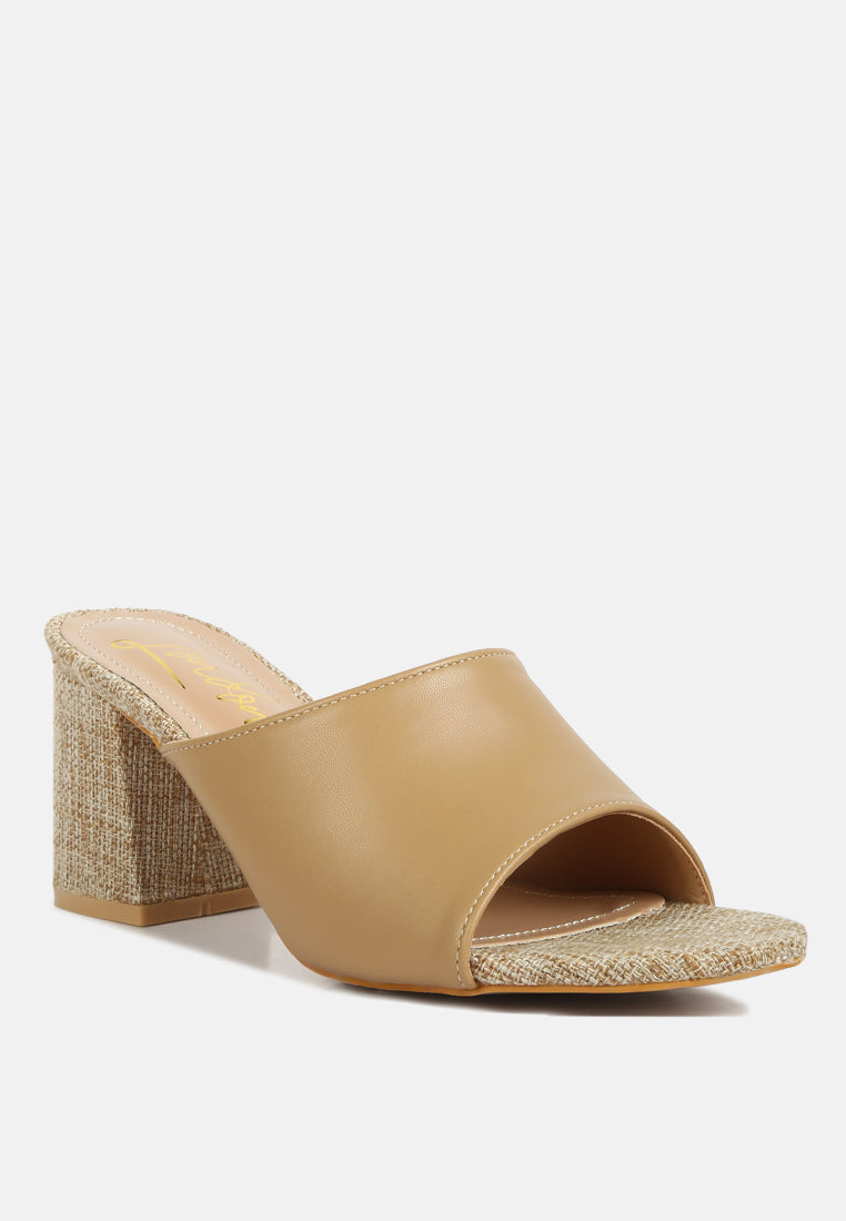 addie block heel slip on sandals by ruw#color_tan