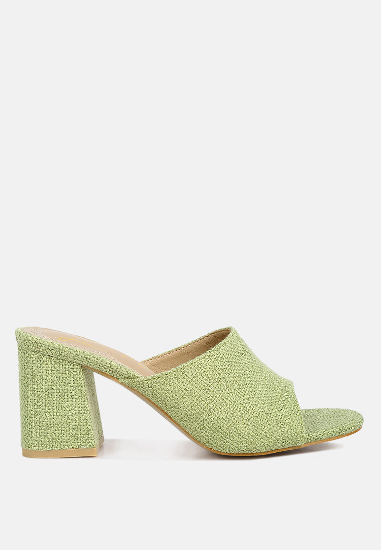 addie block heel slip on sandals by ruw#color_green