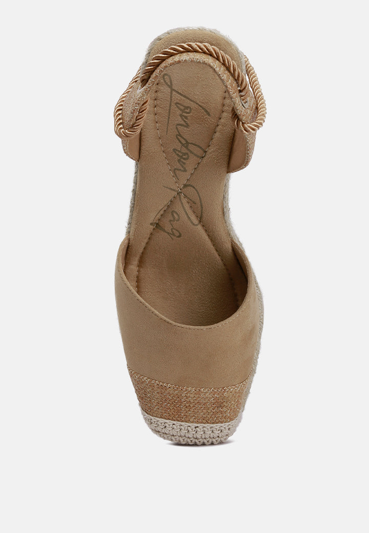 lace-up crochet espadrilles by ruw#color_tan