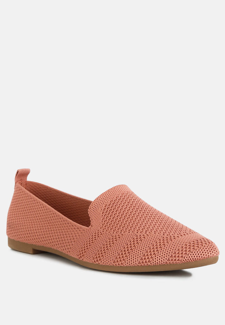 knit textile solid flats by ruw#color_pink
