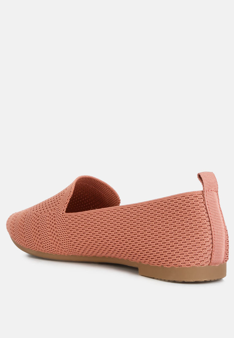 knit textile solid flats by ruw#color_pink