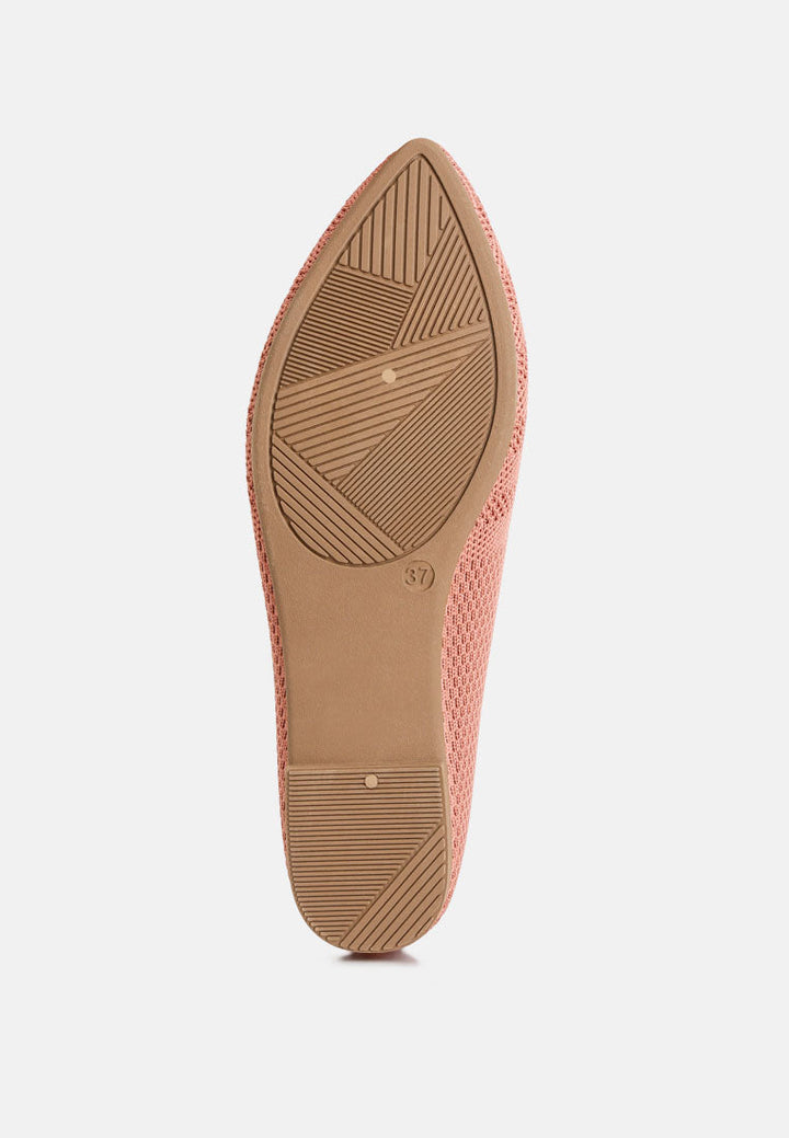 knit textile solid flats by ruw#color_pink