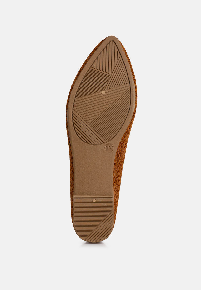 knit textile solid flats by ruw#color_tan