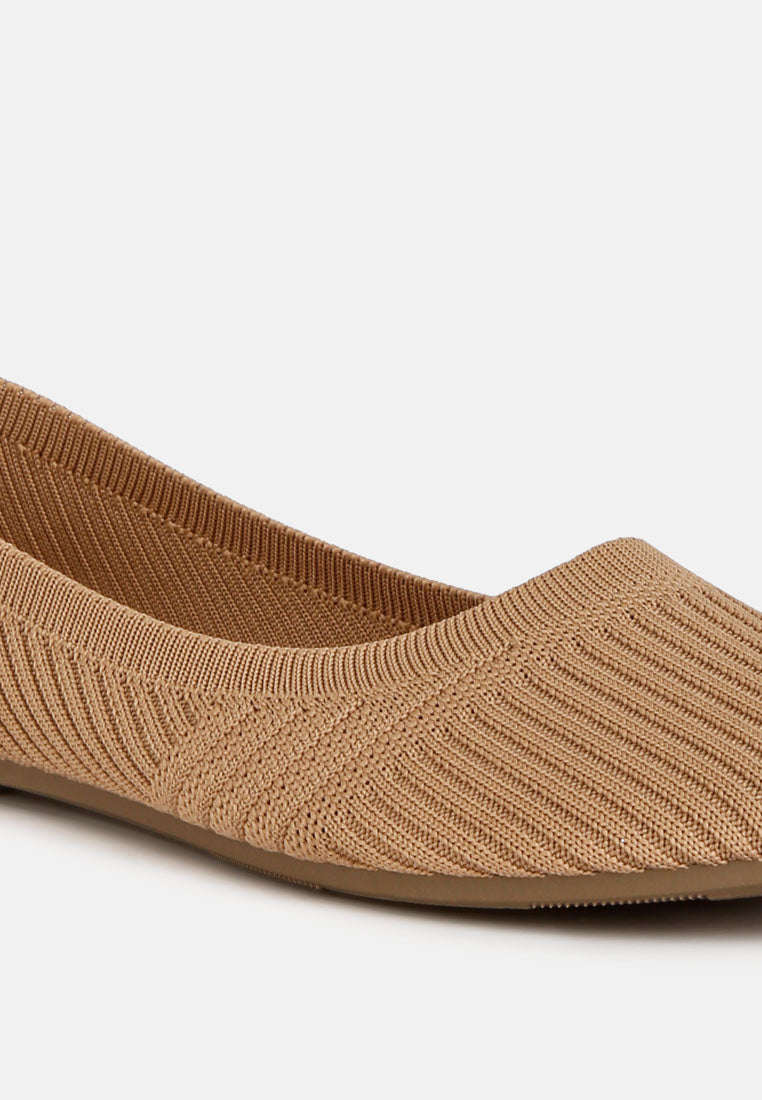 solid casual ballet flats by ruw#color_beige