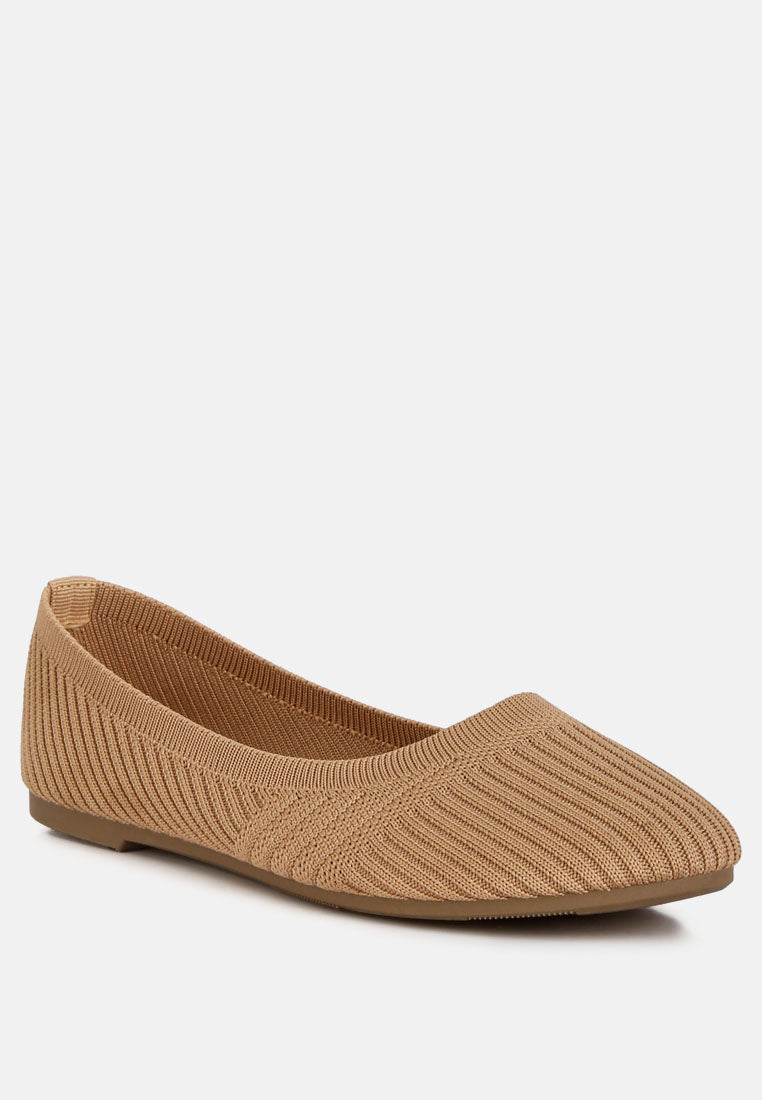 solid casual ballet flats by ruw#color_beige
