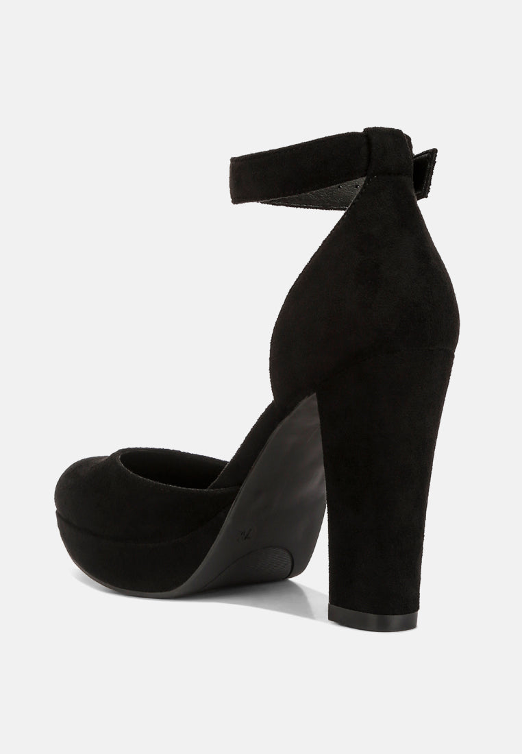 ankle strap platform heel sandals by ruw#color_black