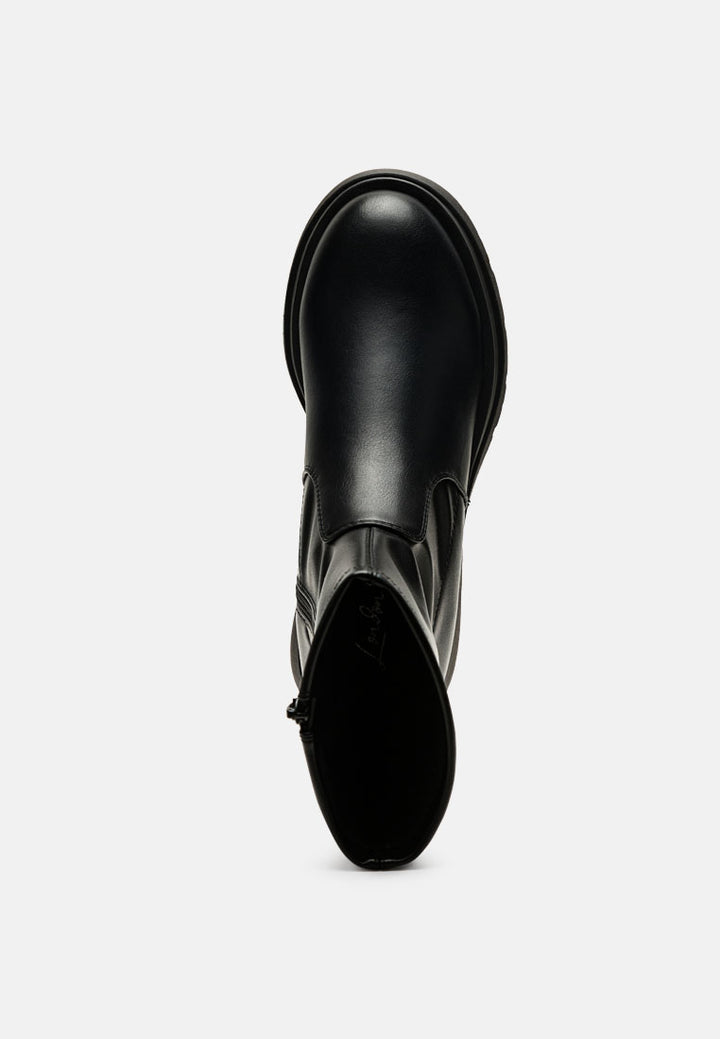 high ankle boots#color_black